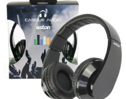 Aston Casque Filaire Q3 Noir