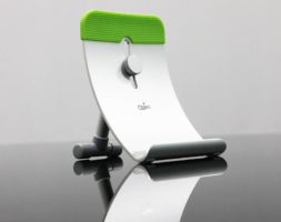 Obien Support pour Tablette en Alliage d’Aluminium et Silicone vert