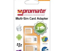 Promate Unisim Adaptateur Carte SIM 3 en 1